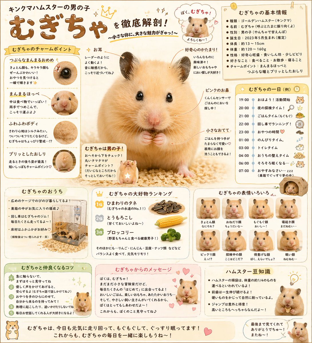 AI Prompt for Cute Animated Hamster Advertisement Poster