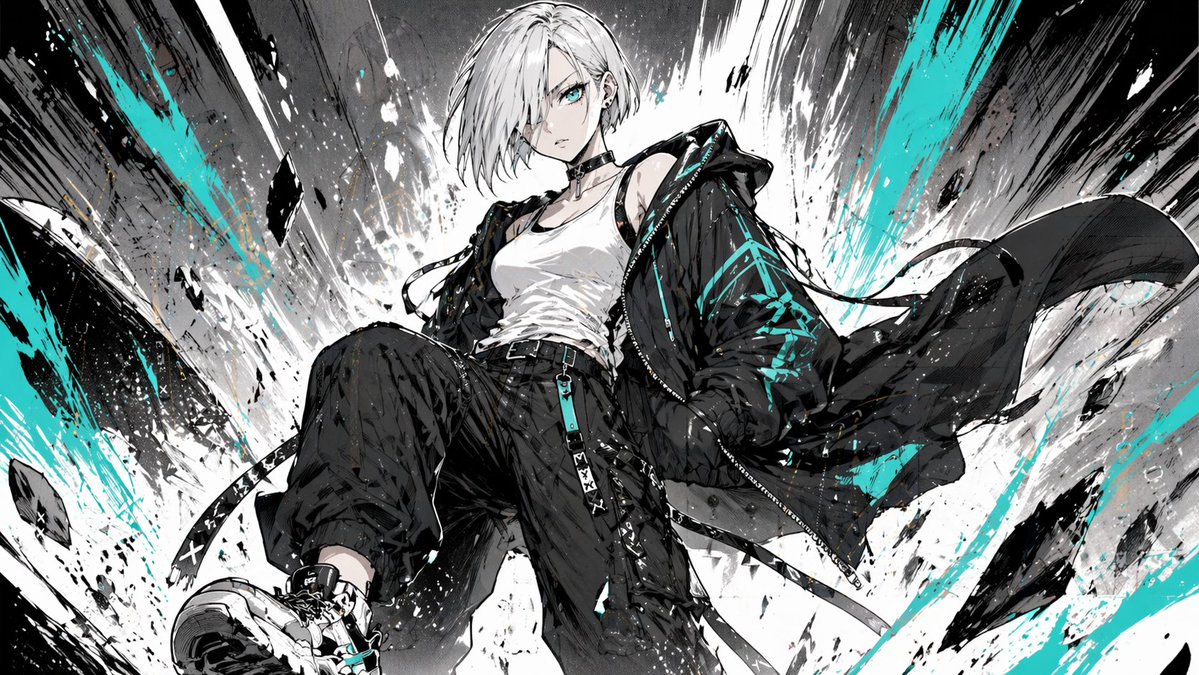 AI Prompt for Cyberpunk Anime Style Poster Art