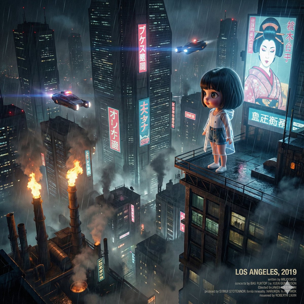AI Prompt for Cyberpunk Cityscape Image
