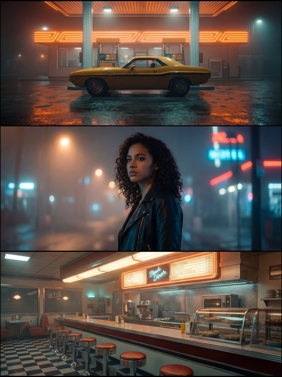 AI Prompt for Cyberpunk Neo-Noir Synthwave Art