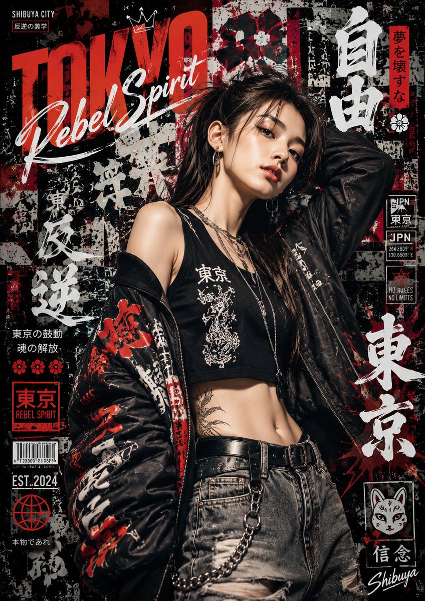 AI Prompt for Cyberpunk Street Art Poster