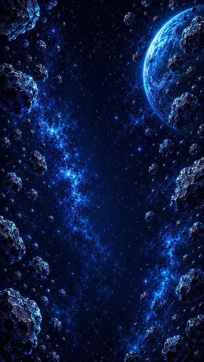 AI Prompt for Cyberpunk Vertical Pixel Art Space Background
