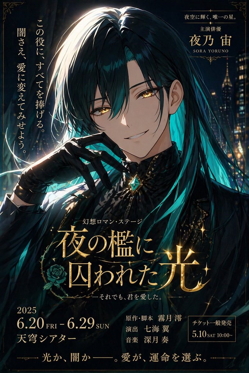 AI Prompt for Dark Fantasy Stage Poster Art