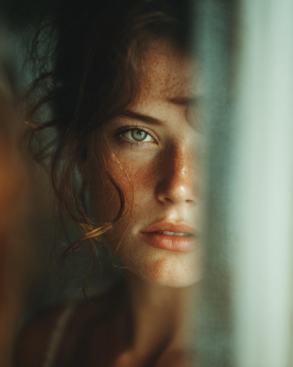 AI Prompt for Deep Emotional Woman's Reflection in Soft Pastel Tones