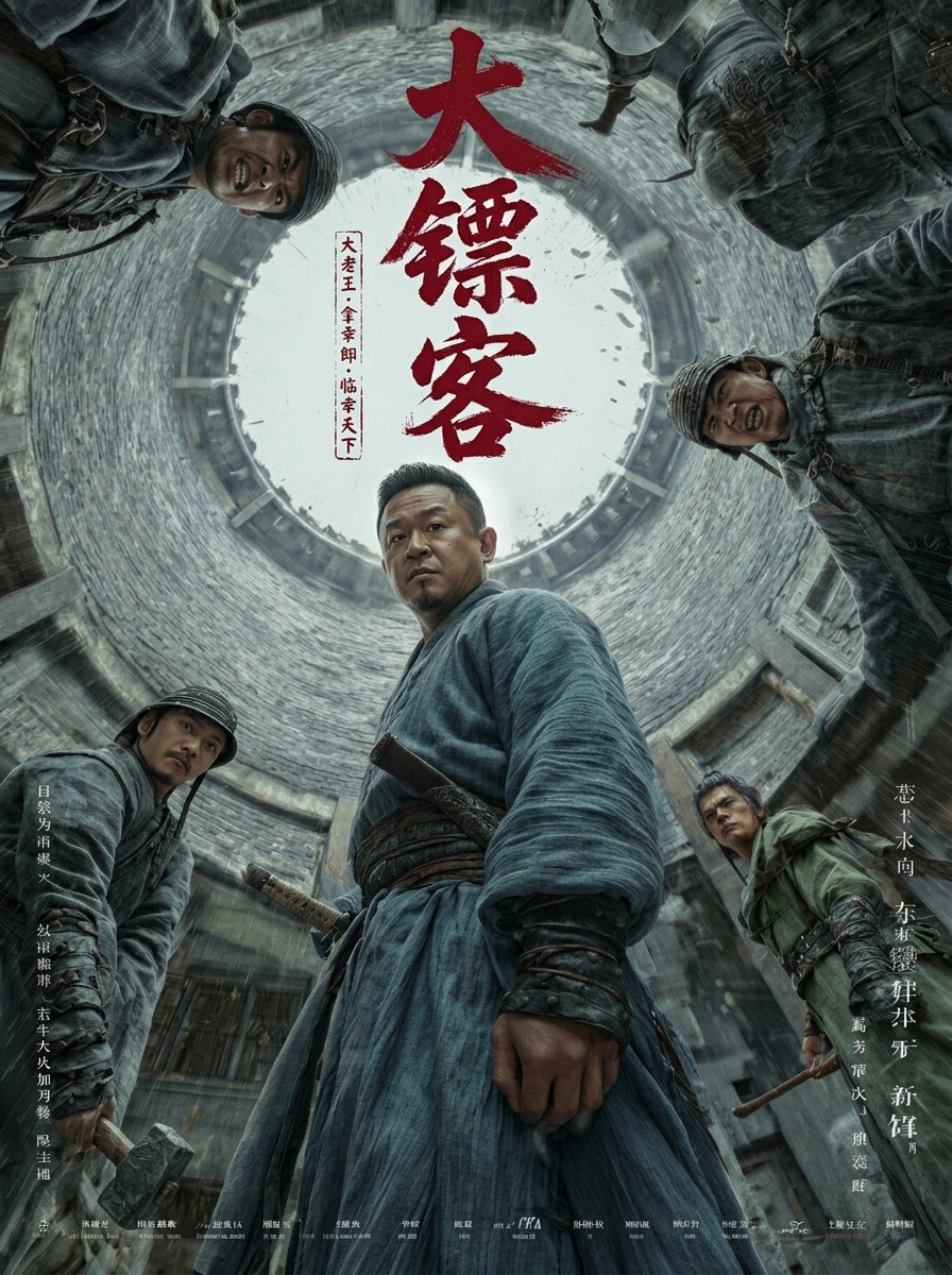 AI Prompt for Detailed Ancient Martial Arts Movie Poster Image