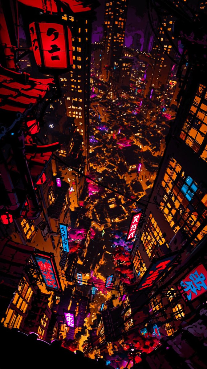 AI Prompt for Detailed Cyberpunk Cityscape Illustration