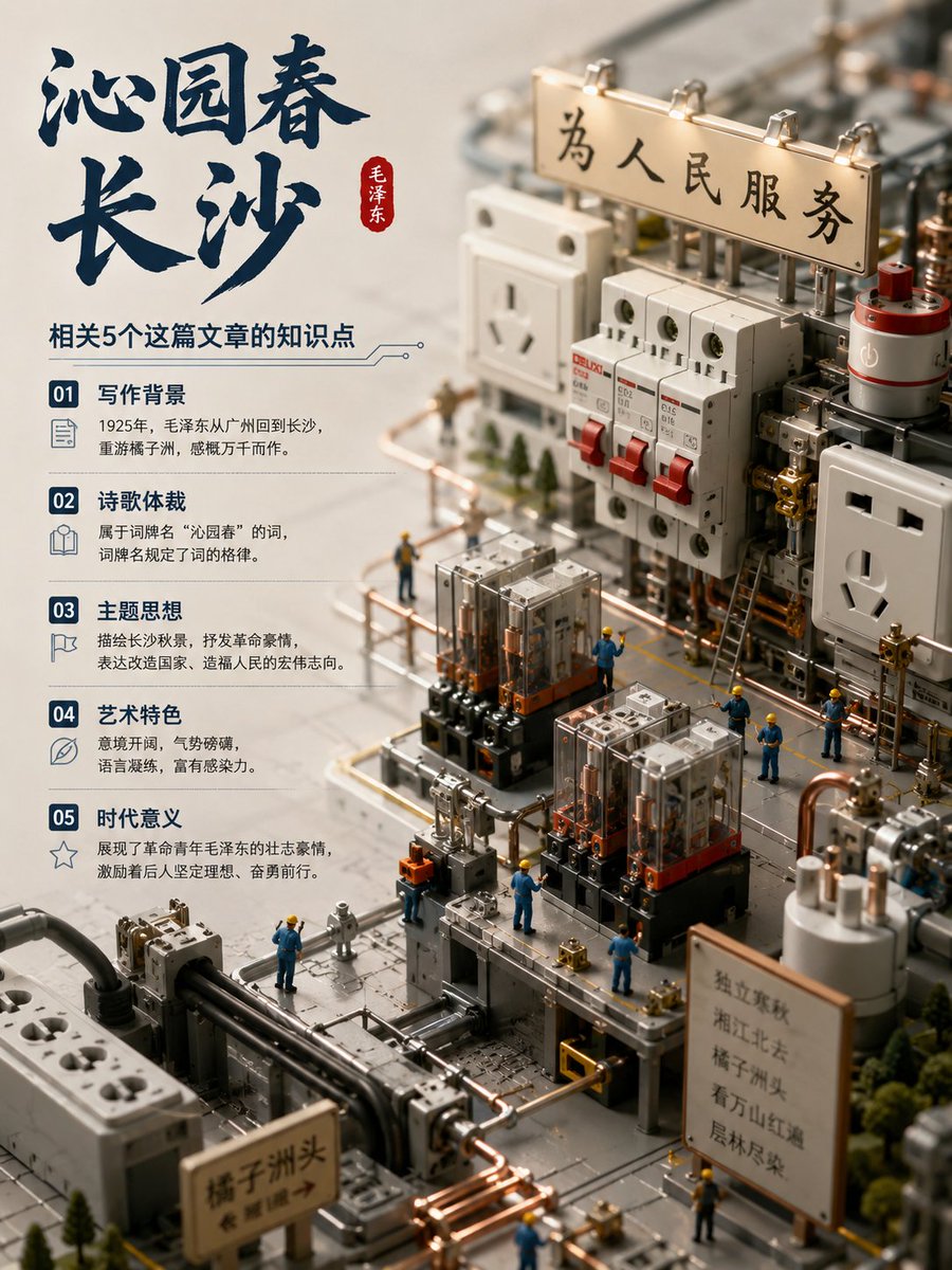 AI Prompt for Educational Infographic Poster with 3D Electrical Elements