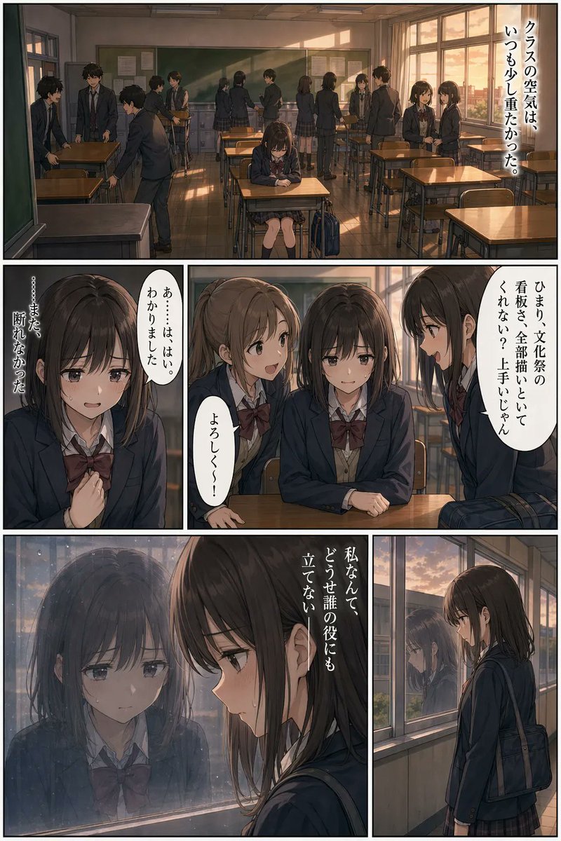 AI Prompt for Emotionally Grounded Anime Classroom Scene