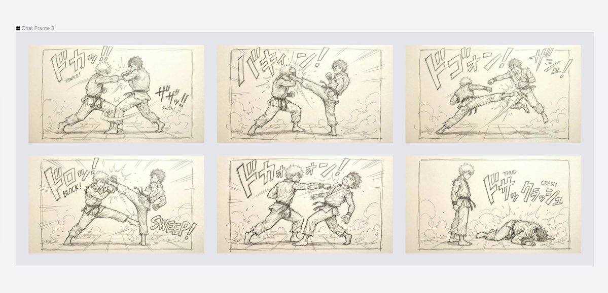 AI Prompt for Epic Combat Scene Sketch with Multiple Scenarios