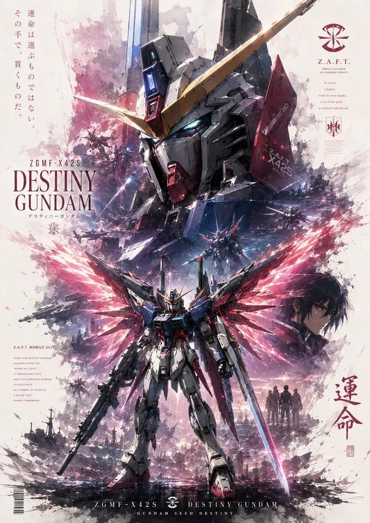 AI Prompt for Epic Mecha Anime Poster