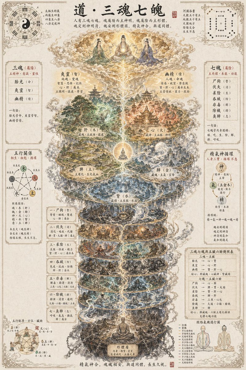 AI Prompt for Esoteric Daoist Cosmology Poster