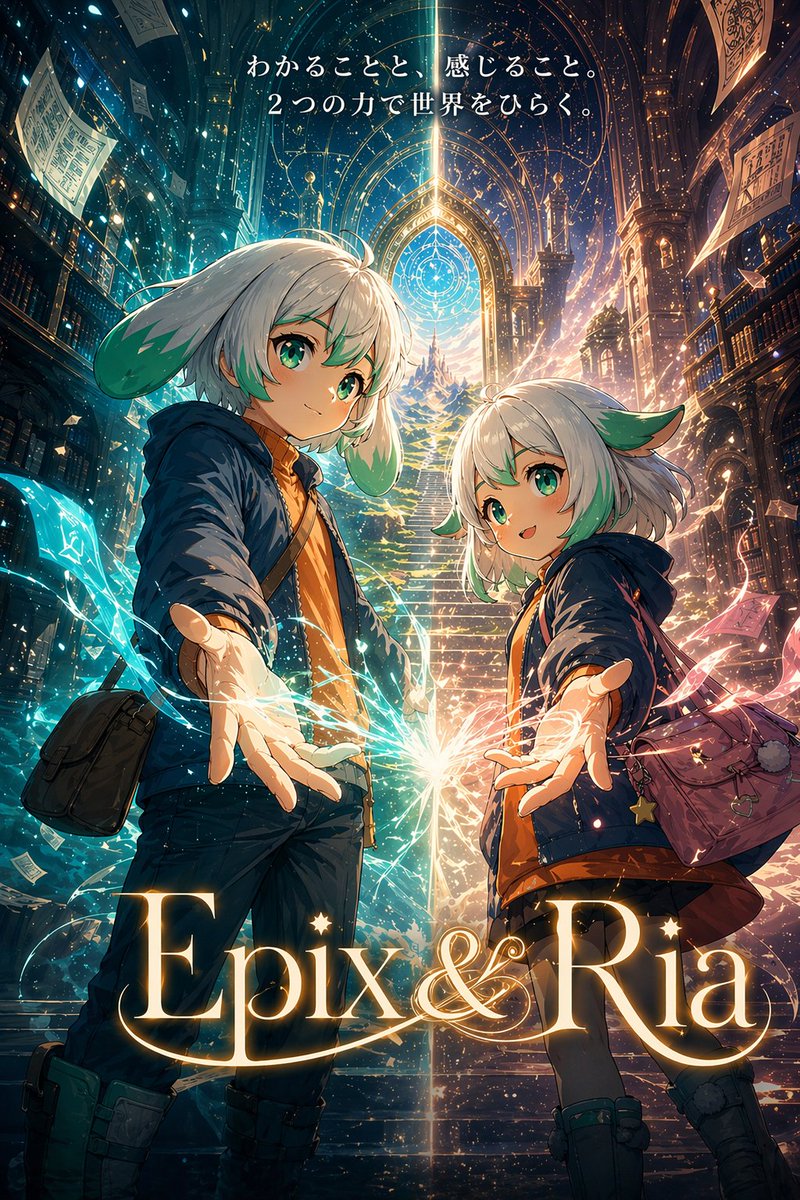 AI Prompt for Fantasy Anime Key Visual Poster in Film Style
