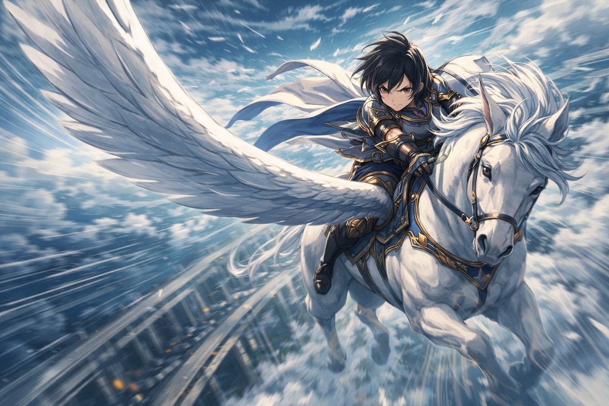 AI Prompt for Fantasy Anime Style Character on Pegasus