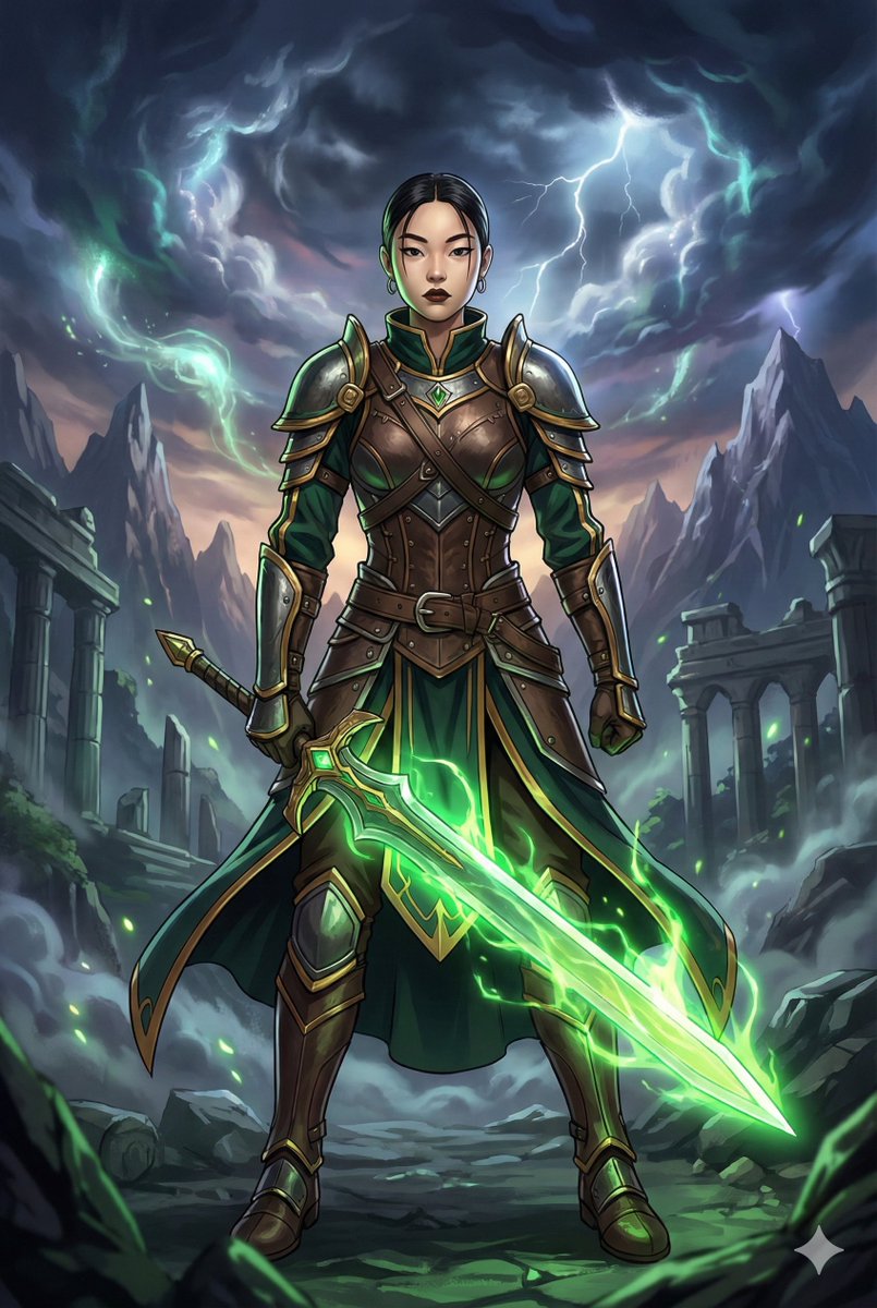 AI Prompt for Fantasy Card Style Illustration
