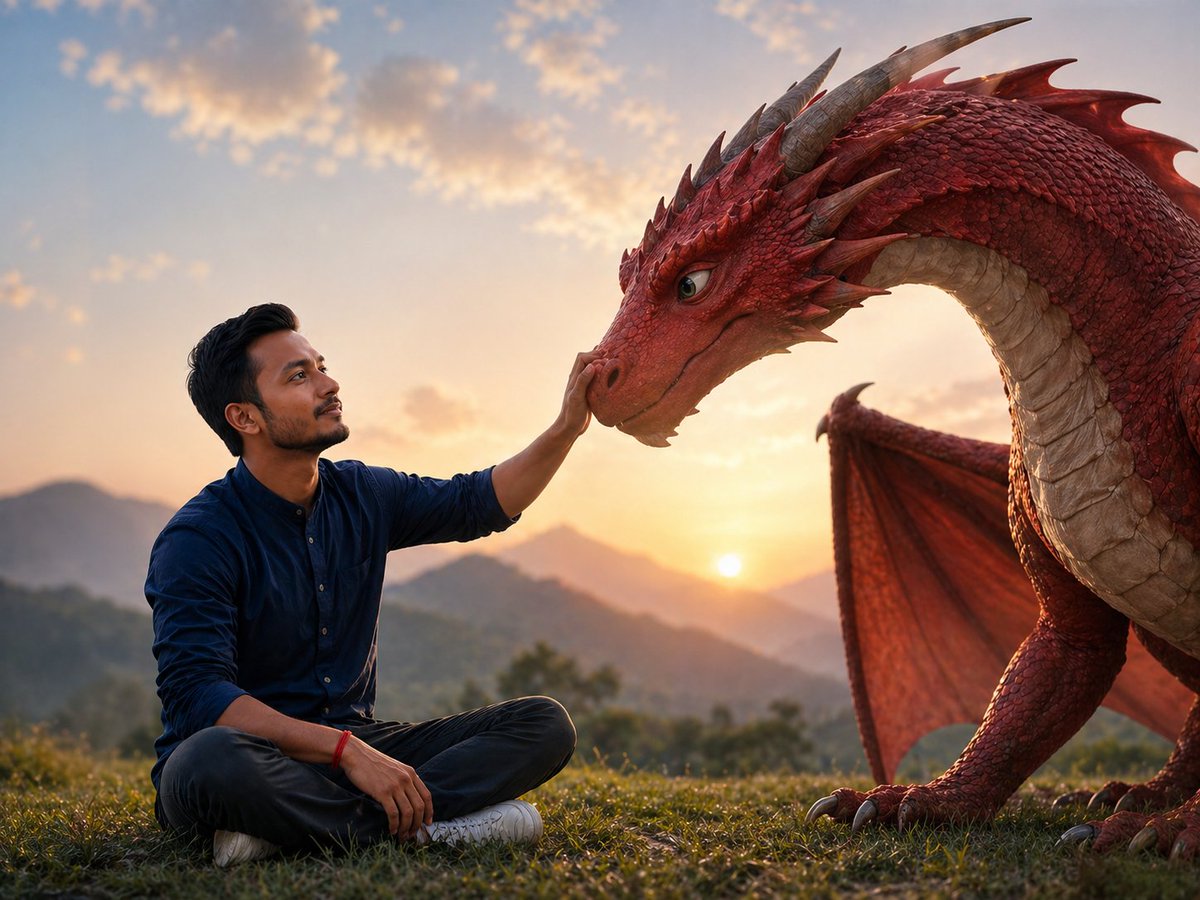AI Prompt for Fantasy Dragon Photography