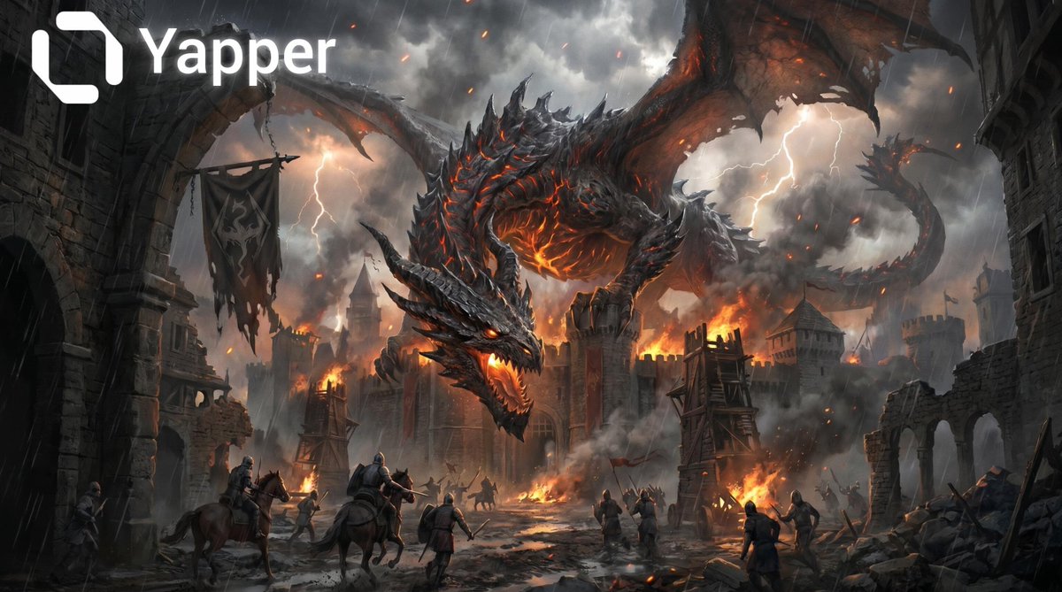 AI Prompt for Fantasy Illustration of Dragon and Burning Kingdom
