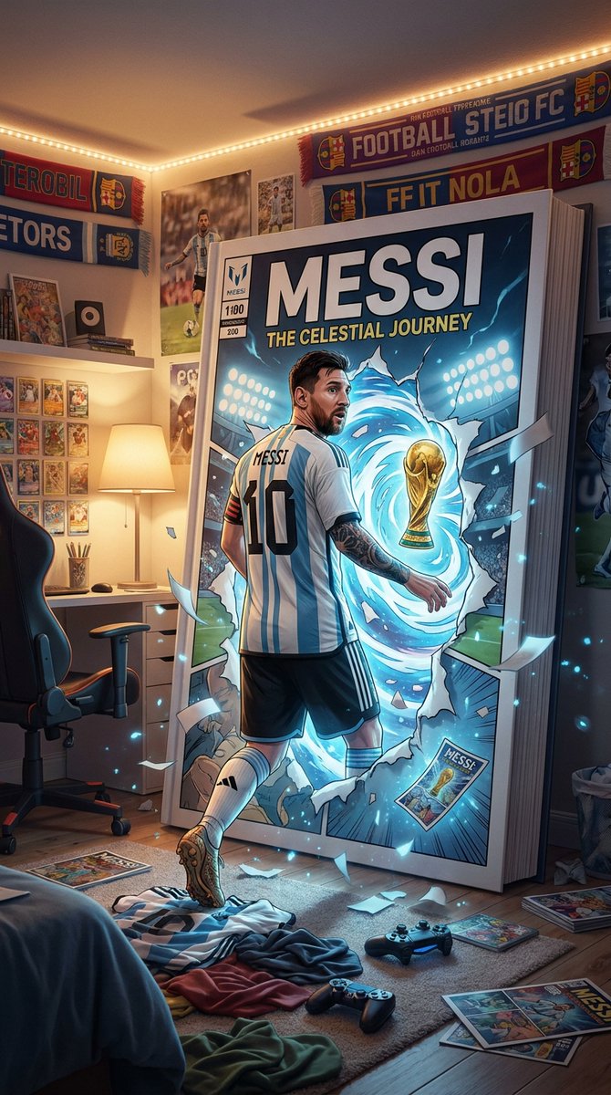 AI Prompt for Fantasy Illustration of Football Superheroes