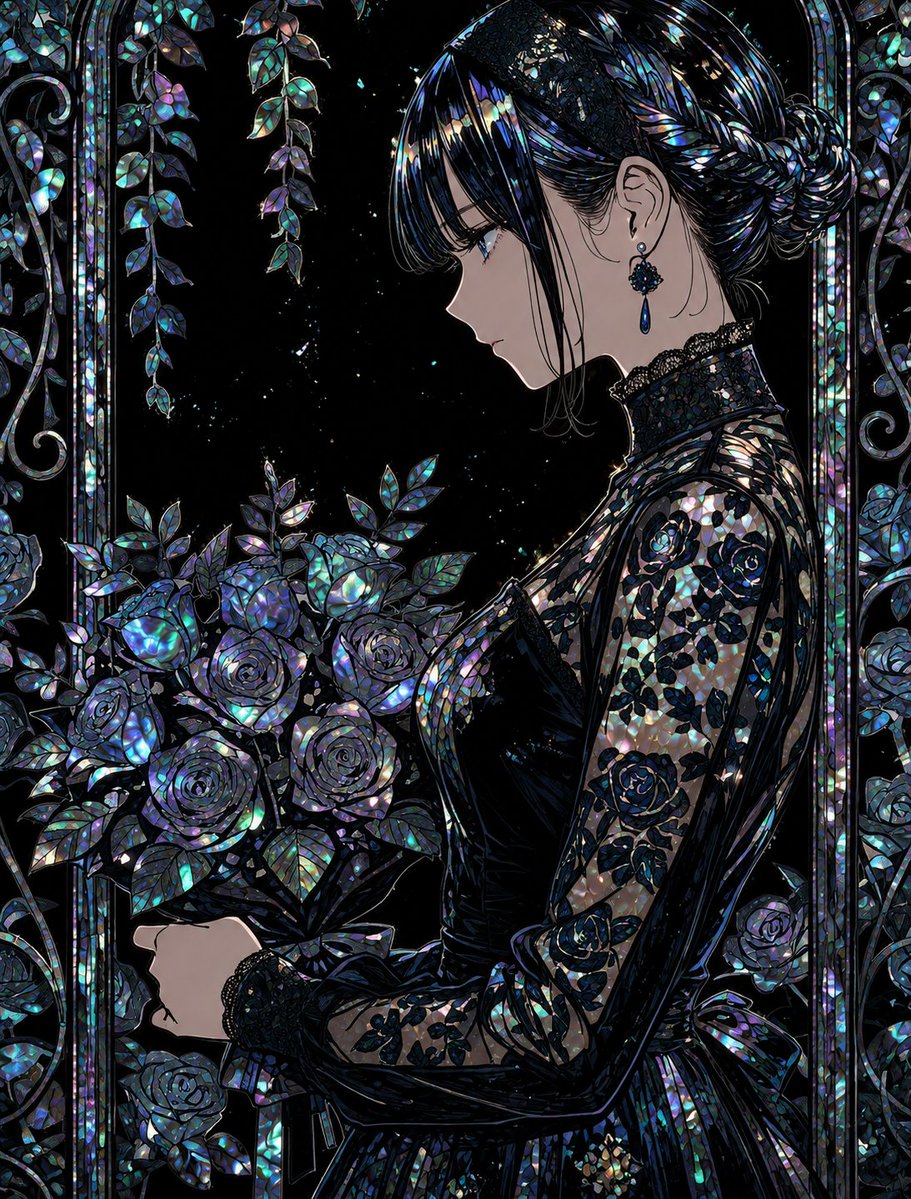 AI Prompt for Fantasy Lacquerware Style Transformations with Iridescent Effects