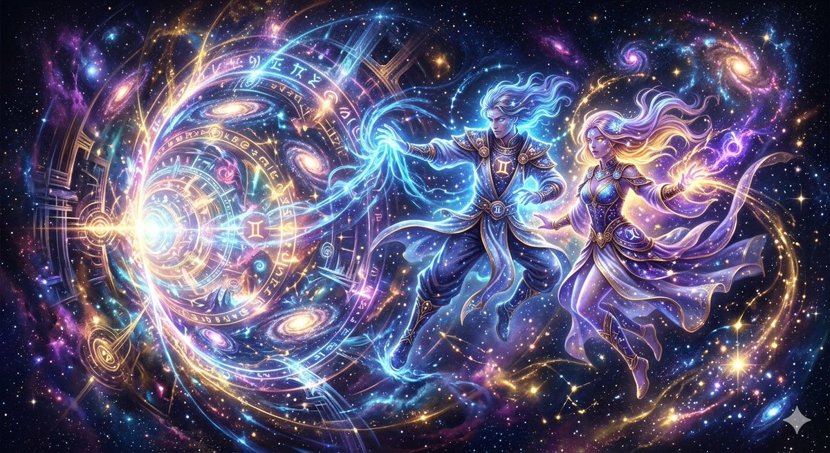 AI Prompt for Fantasy Stellar Illustrations with Gemini Dimension