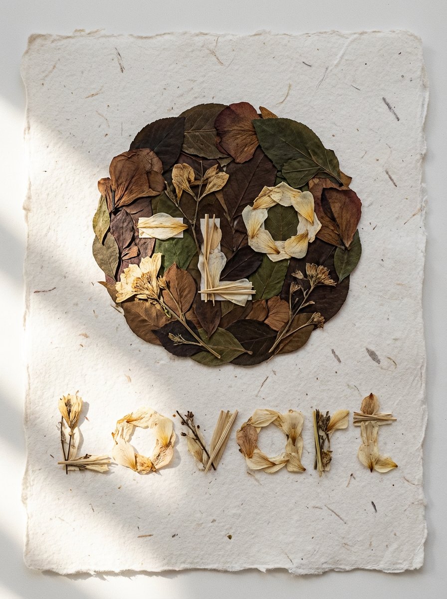 AI Prompt for Flower Pressed Logo E-commerce Product Image