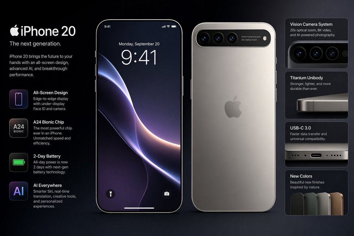AI Prompt for Future iPhone Design with 3D Rendering and Cyberpunk Elements