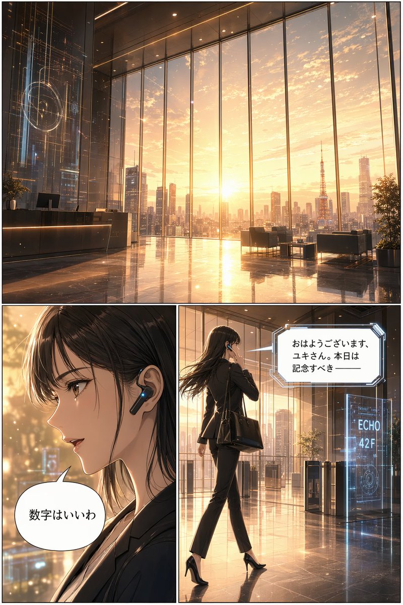 AI Prompt for Futuristic Corporate Anime Comic