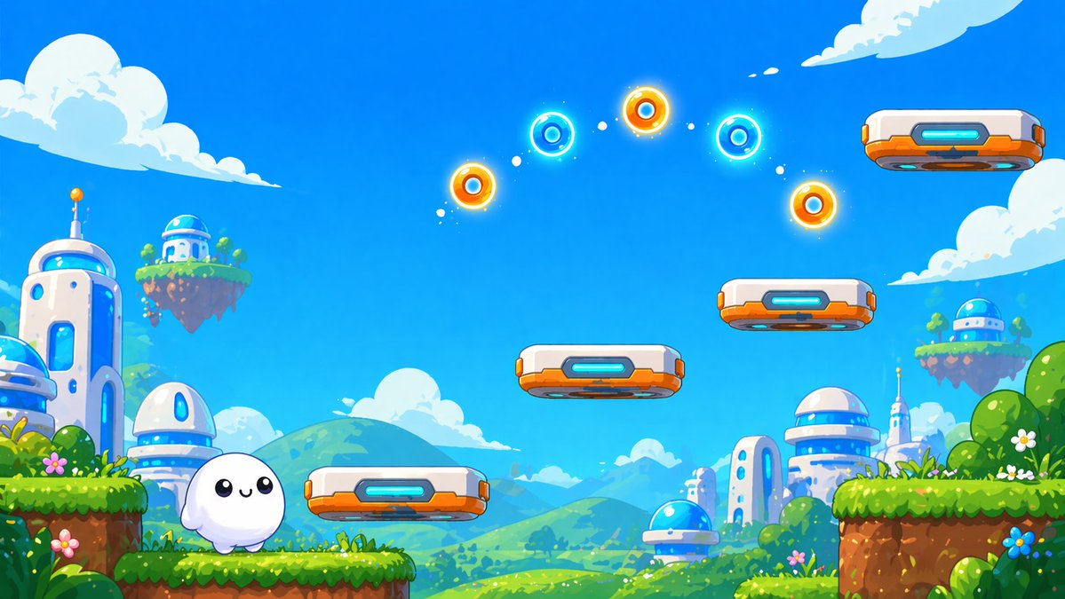 AI Prompt for Futuristic Side-Scrolling Game Character and Landscape