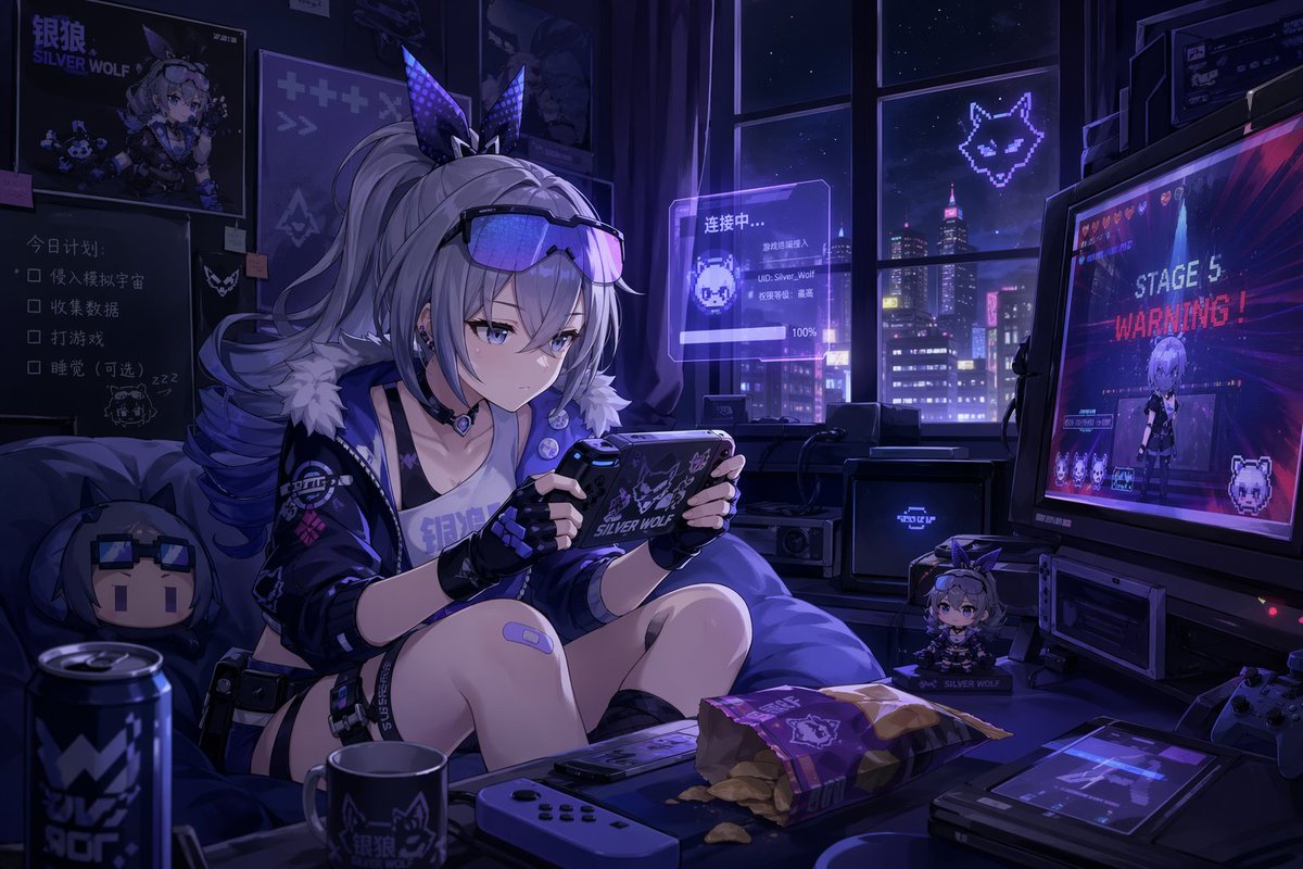 AI Prompt for Gaming Character Art: Simple Anime/Manga Illustrations