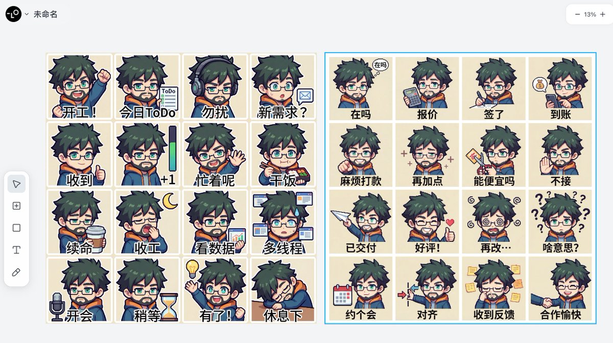AI Prompt for Generating 16-Panel Emoji Packs from Avatar Images