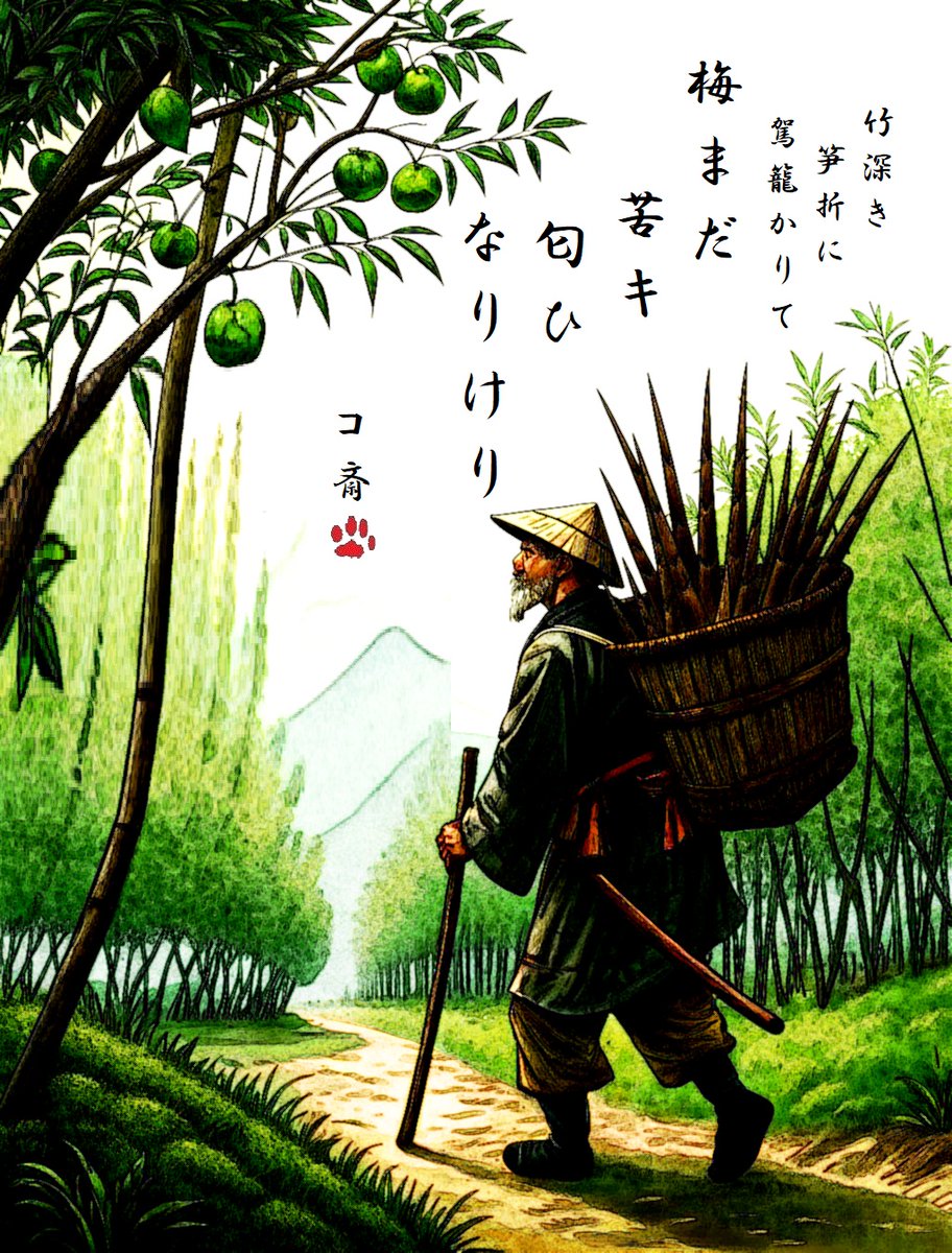 AI Prompt for Generating AI Haiga (Haiku Paintings) in Ink or Chinese Style