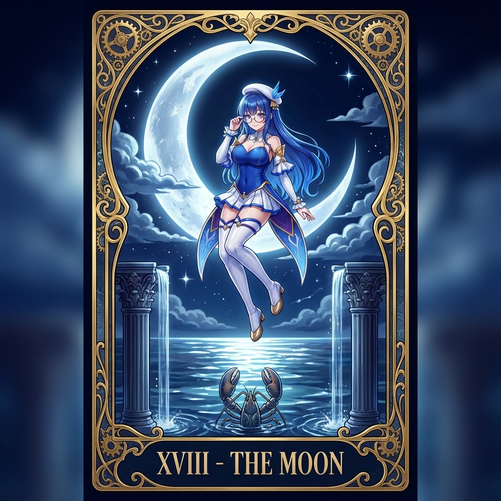 AI Prompt for Gothic Art Nouveau Tarot Card Illustration