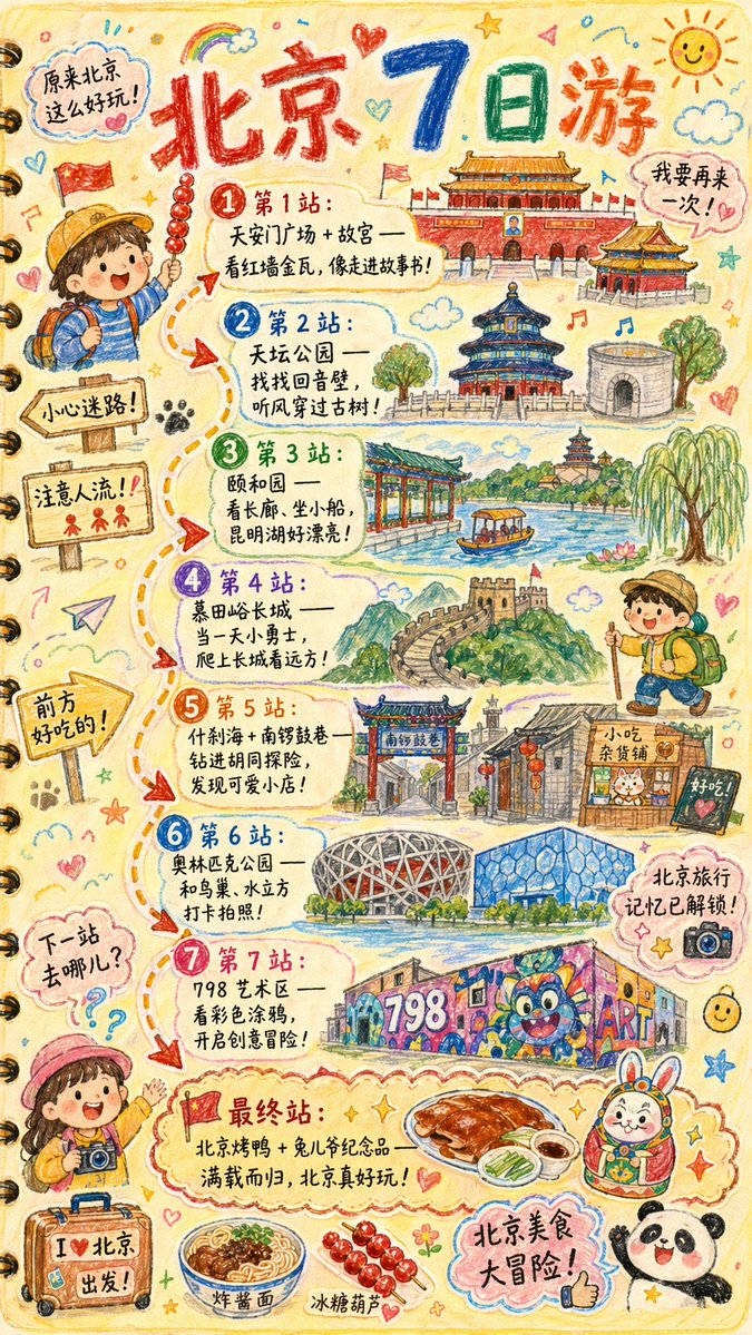 AI Prompt for Hand-Drawn Travel Journal Illustration with Customizable City Names and Landmarks