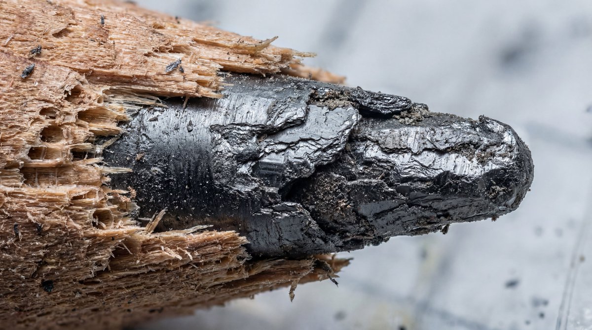 AI Prompt for High-Resolution Pencil Tip Macro Photography