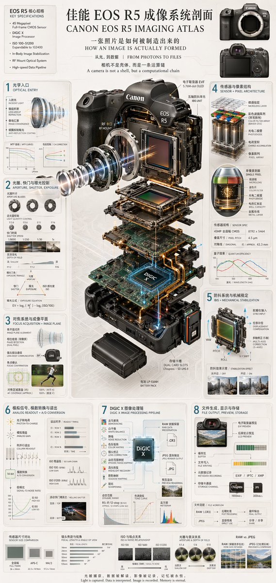 AI Prompt for Highly Detailed Camera Infographic with 3D Exploded View