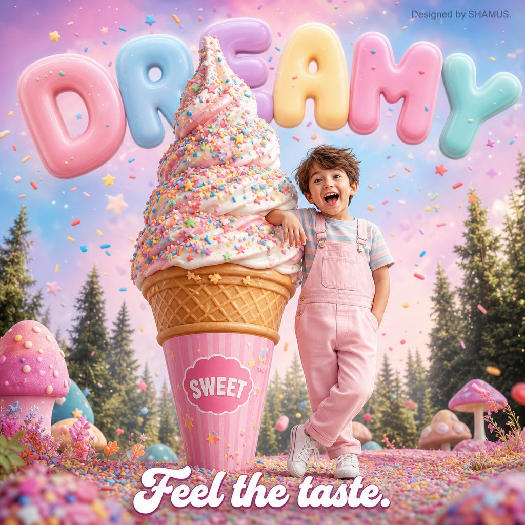 AI Prompt for Highly Engaging 3D Rendered Dessert Poster