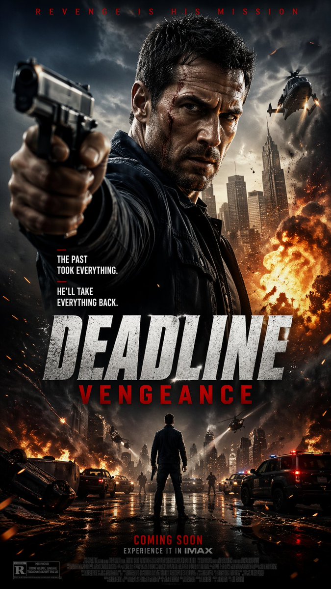 AI Prompt for Hollywood-Style Revenge Action Movie Poster