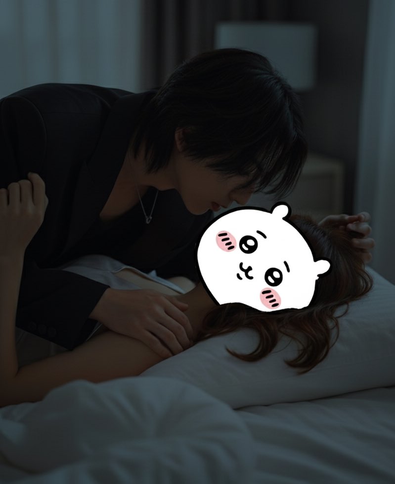 AI Prompt for Humorous Couple Photo with Ruri and Chiikawa Style Character