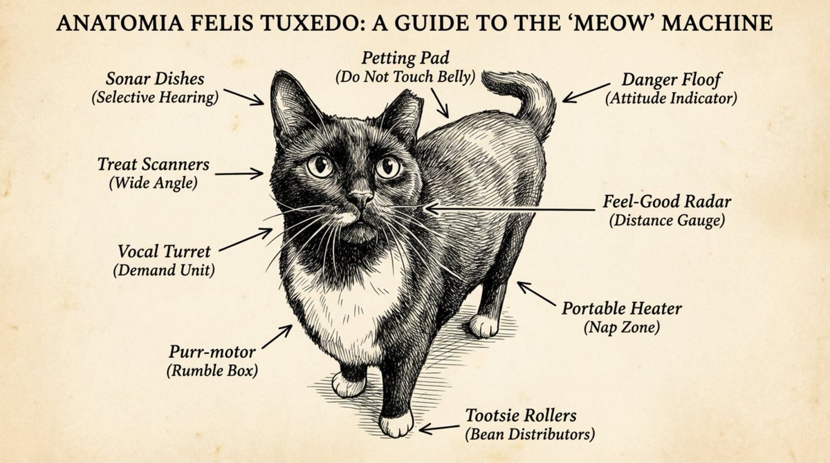 AI Prompt for Humorous Pet Infographic with Funny Labels