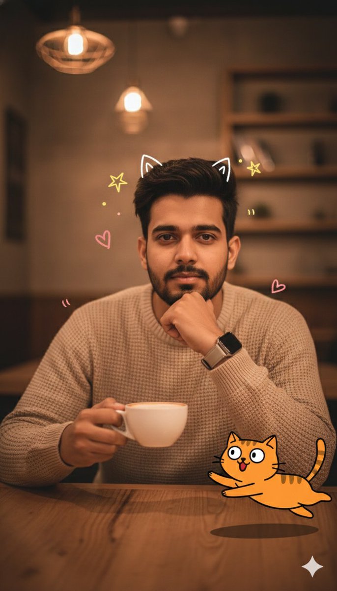 AI Prompt for Hyper-Realistic Cartoon Portrait with Coffee Mug