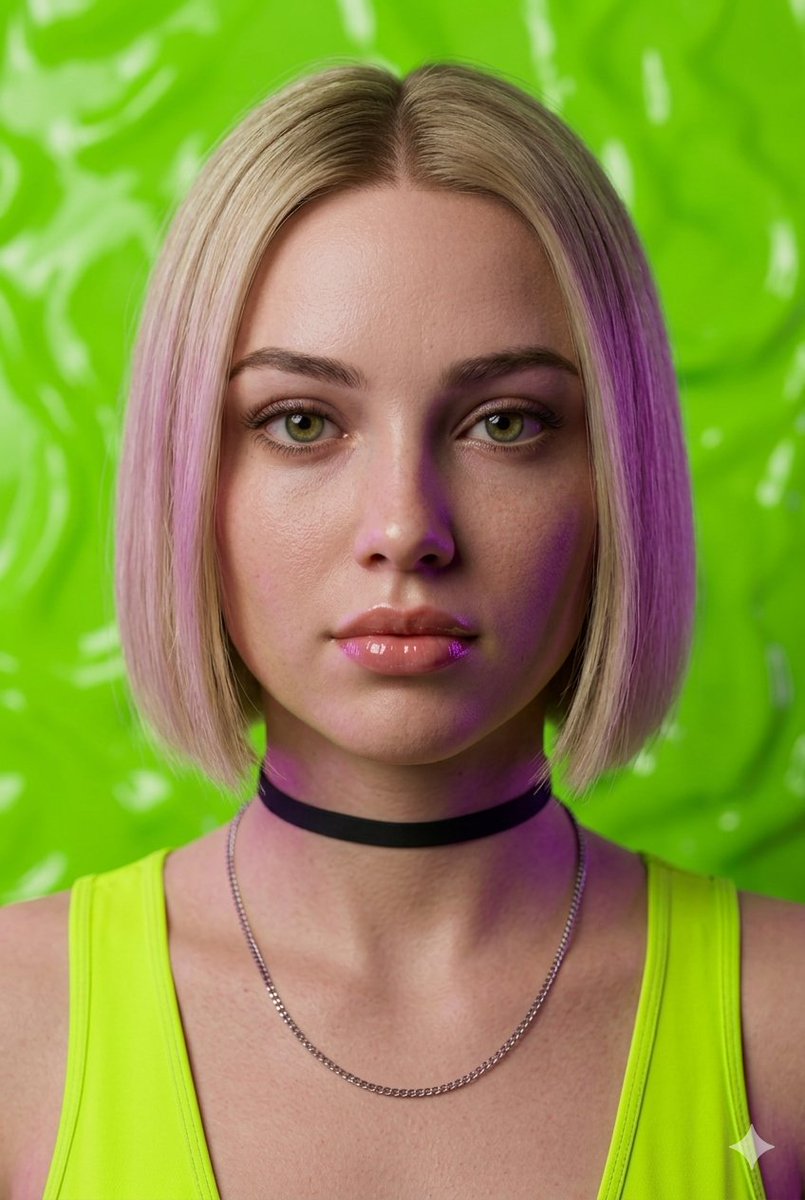 AI Prompt for Hyper-Realistic Neon Portrait with Sketchy Shadows