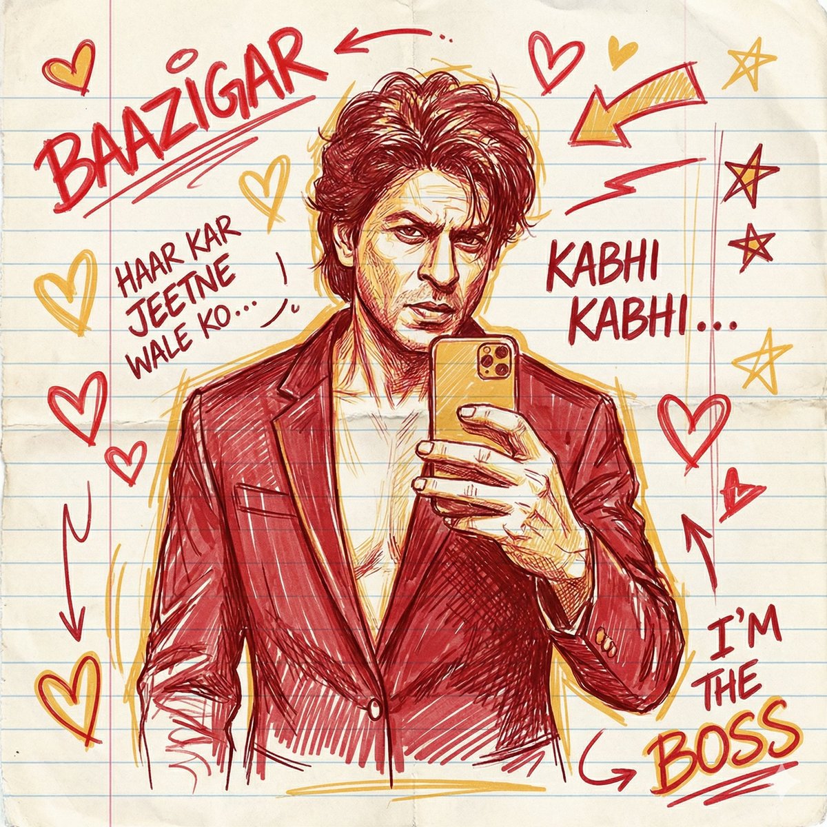 AI Prompt for Instant Social Media-Suitable Shah Rukh Khan Pop-Art Illustration