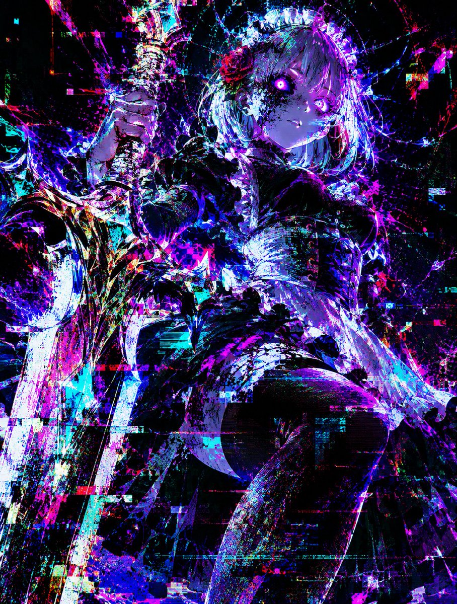AI Prompt for Intense Glitch Style Art with RGB Distortion and Data Corruption Effects