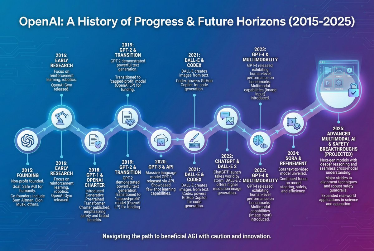 AI Prompt for Interactive OpenAI History Infographic Generation