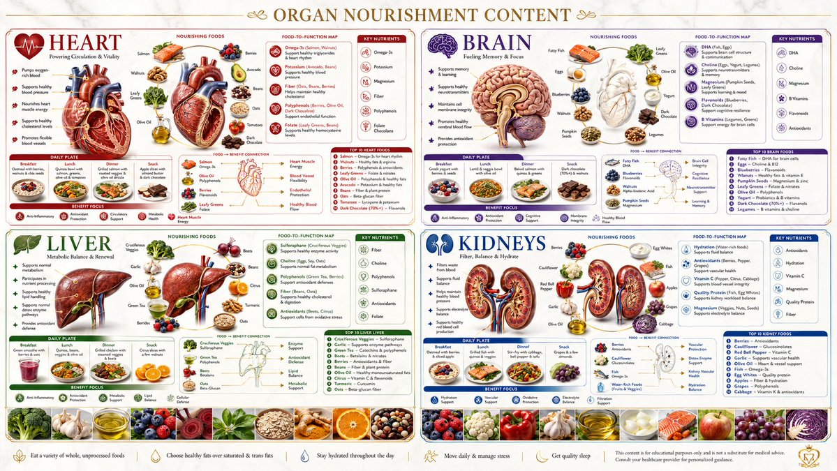 AI Prompt for Isometric Infographic of Organ Health & Foods