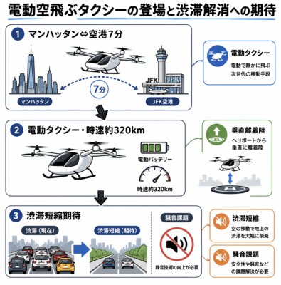 AI Prompt for Japanese eVTOL Traffic Infographic