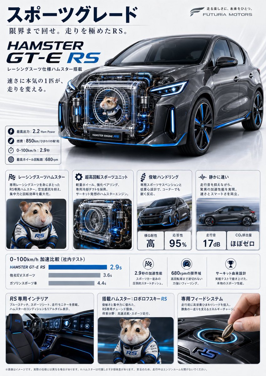AI Prompt for Japanese Hamster Engine Car Concept Art