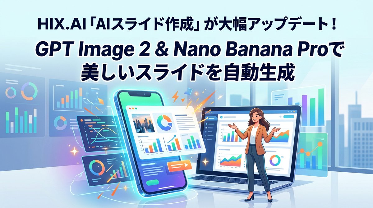 AI Prompt for Japanese SaaS Announcement Banner with Automated Slide Generation