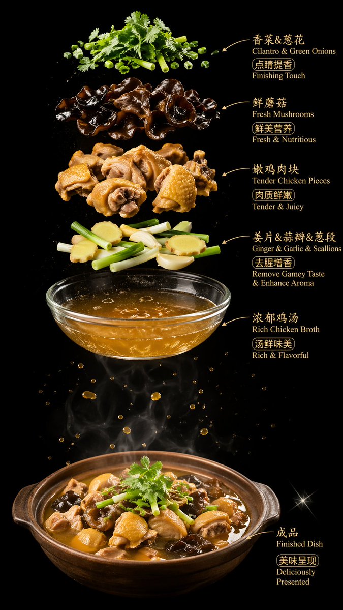 AI Prompt for Luxury Food Advertising Poster with High-End Ingredients