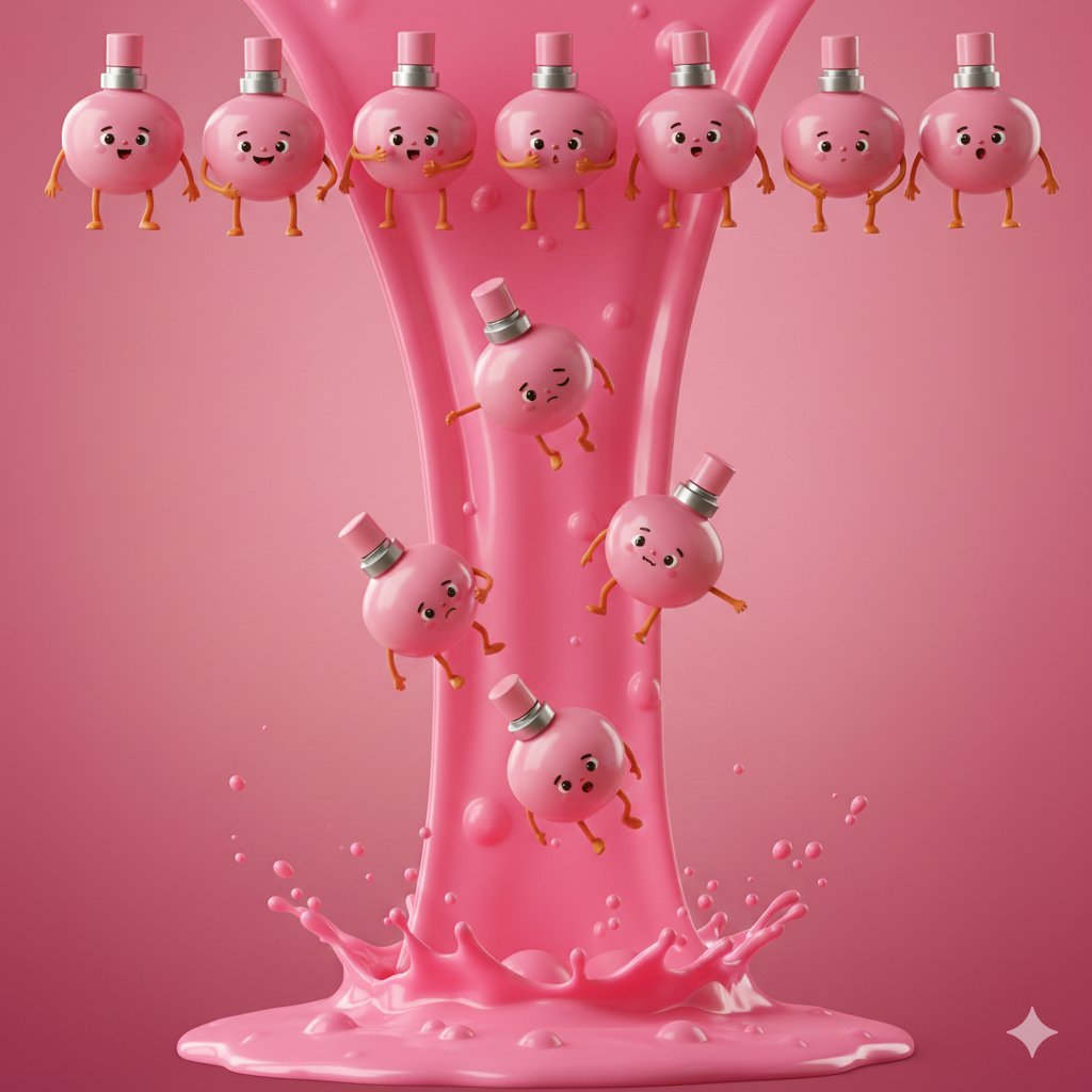 AI Prompt for Luxury Pink Lipstick Advertising Visual