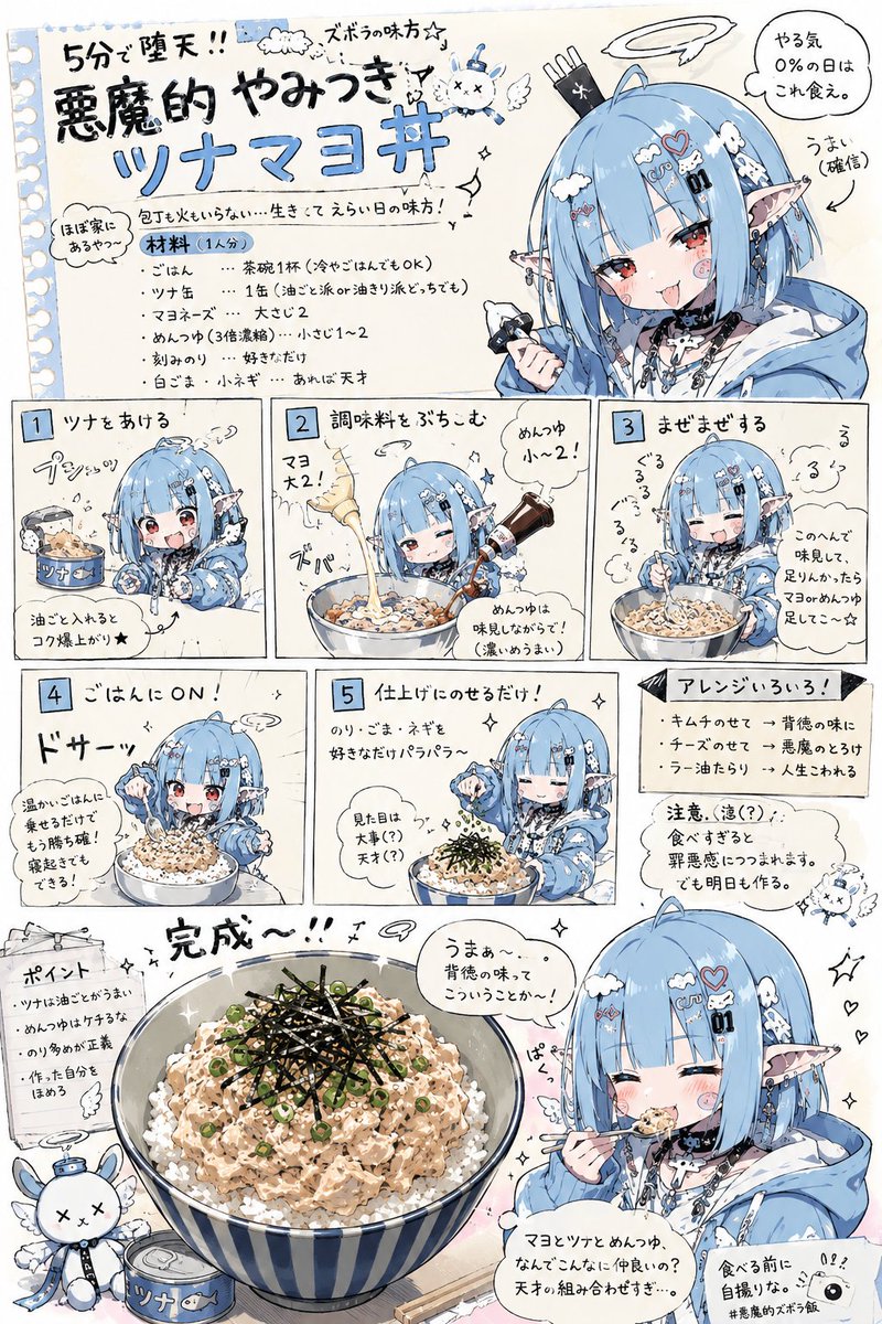 AI Prompt for Manga-Style Recipe Illustrations with Character Consistency